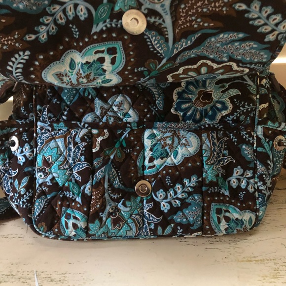 Vera Bradley messenger bag, Java Blue - Picture 5 of 10